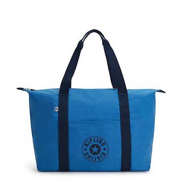 Kipling Art Medium Lite Tote Tassen Blauw | België 1766MQ